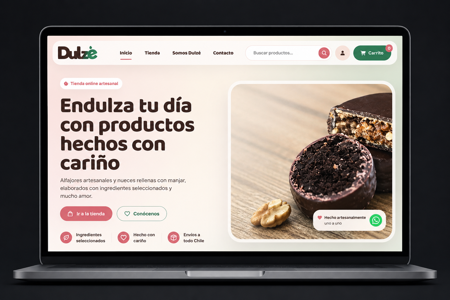 Proyecto Dulzé desarrollado por Inefable Creativo